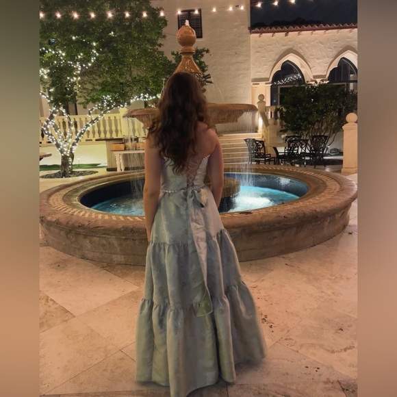 V Chapman Sage Gown - Picture 5 of 9